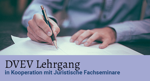 DVEV-Testamentsvollstreckerlehrgang – ONLINE